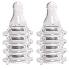 Avima Anti Colic Nipples for Narrow Neck Bottles, 0-3M, Pack of 6 Slow Fl...