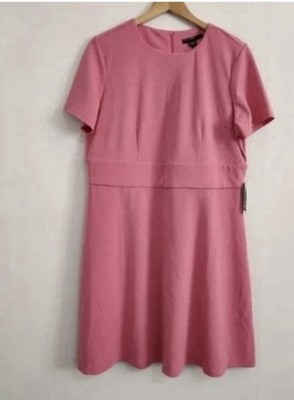Maggie London Pink Short Sleeve Dress Size 18