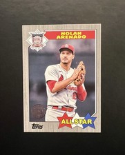 2022 Topps Series 2 NOLAN ARENADO 1987 Topps All-Star #87AS-21 Black SP /299