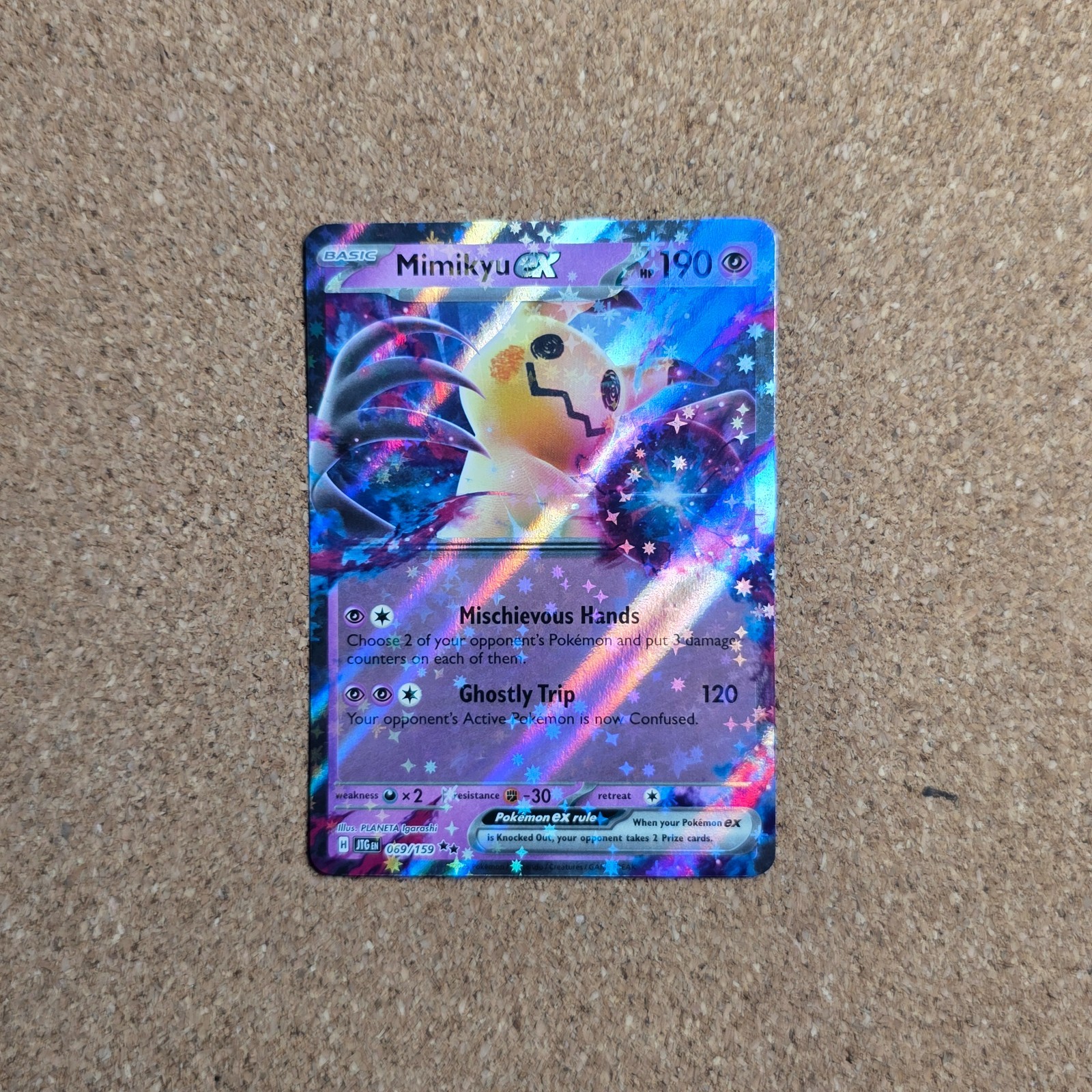 2025 Journey Together Mimikyu ex Double Rare #69 *PB