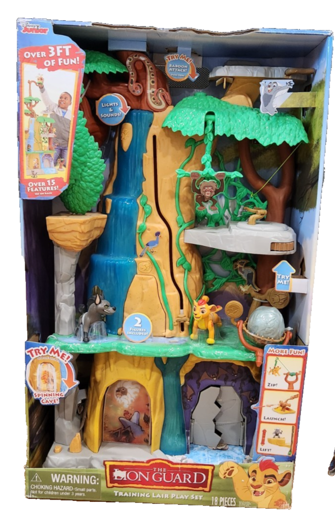 Disney The Lion Guard Training Lair Play Set NEW RARE Lights Sound