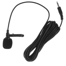 Lavalier Lapel Microphone: Omnidirectional Condenser Mic - 3.5 MM Jack  Mini