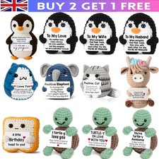 Crochet Animal Gifts for Her Him Wife Couples Girlfriend Valentine's Day Gift UK