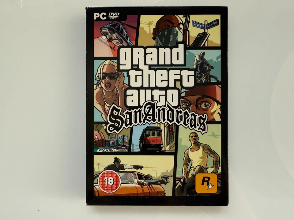 Grand Theft Auto San Andreas PC DVD - VGC CIB with Map - Tracked - Image 4 of 4