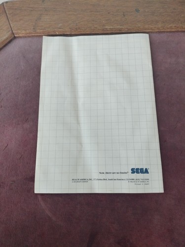 Sega system Instruction Manual - Picture 3 of 4