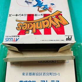 [Super rare box with manual and postcard] Famicom New York Nyankies NY Nyankies