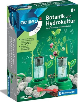 Clementoni 59065 Galileo Science Botanics and Hydroponics Planter & Seeds for Mi