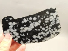Snowflake Obsidian Stone Slab Lapidary Rough Rock Utah #O12