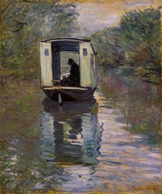 Monet, Claude - The Studio Boat (Le Bateau-atelier)