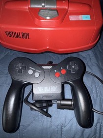 Nintendo Virtual Boy Console Bundle Tested W/ Original Battery Adapter