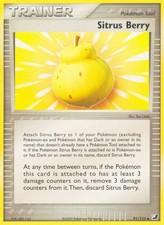 Pokemon Sitrus Berry (91/151) Unseen Forces MP on eBay