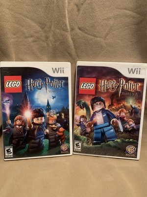 Nintendo Wii LEGO Harry Potter 2 Game Lot Years 1-4 and 5-7 with Manuals Tested
