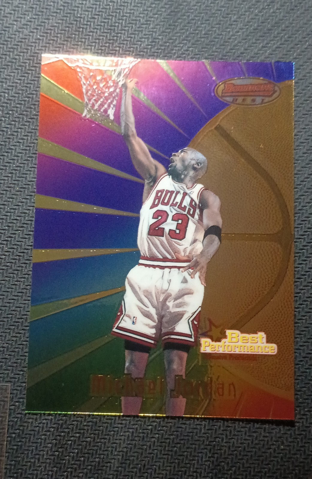 Michael Jordan 1997 Bowman's Best #96 Best Performance Price Guide