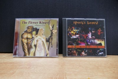 2 CDs, The Flower KIngs  (Adam & Eva)  und Spock´s Beard (The beard is out there