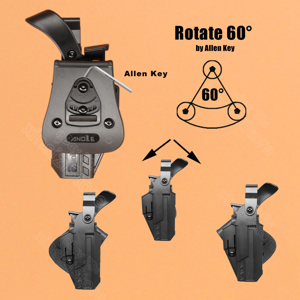 Tactical G19C Holster For Glock 19 19x 19T 23 32 gen5 gen 4 g32 g23 9mm .40 OWB | UK