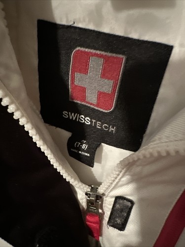 3-in-1 Swiss Tech Black And White Jacket Girls Size Medium 7/8) - Picture 3 of 13