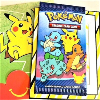 POKEMON McDonalds trading card pack 2021 25th ANNIV SEALED W FRAME & HOLDER  USA | eBay