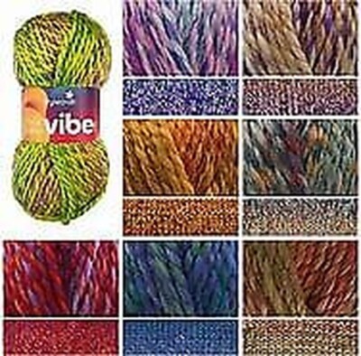 Stylecraft Das Farbe Vibe Grob Merino Wolle/Garn 100g