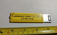 Vintage Lansdale Candy Co Advertising Box Cutter Pocket Knife