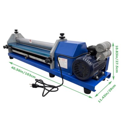110V Automatic Glue-brushing White Gluing Machine Paper Leather Gluing Machine