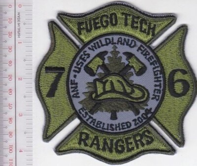 Hot Shot Wildland Fire CA Fuego Tech Rangers Crew 76 Angeles Nation No Tariff