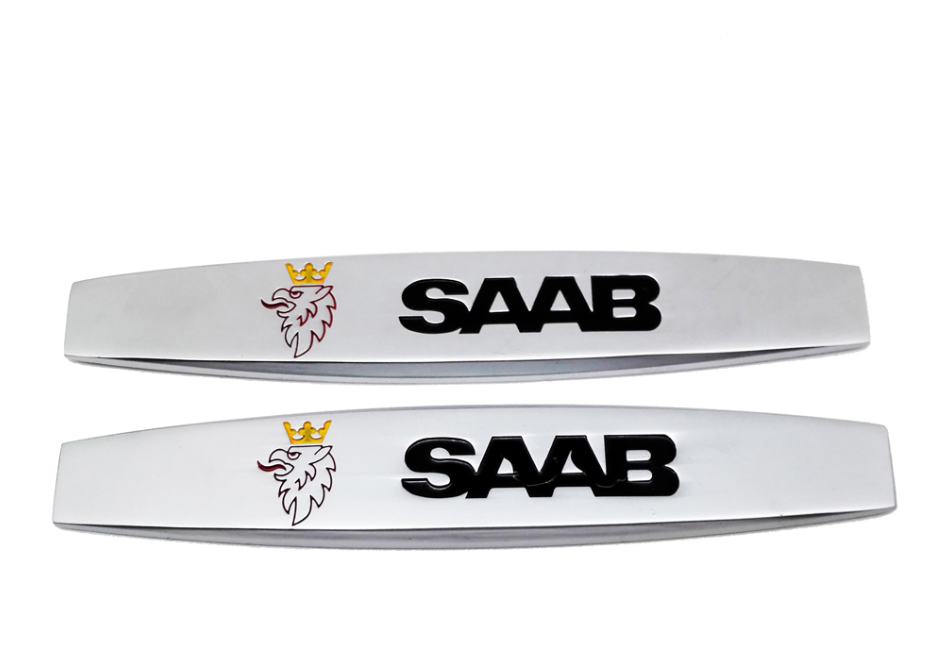 SAAB SCANIA LOGO METALLIC STICKER | American Sale Shop
