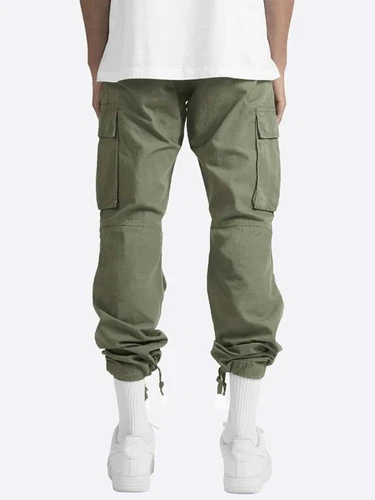 Neu Herren Cargo Arbeitshose Chino Polyesterhose Combat tragen Jeans Größe-32-48 - Bild 12 von 20
