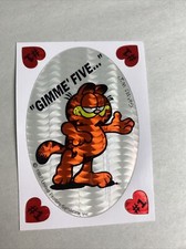 Garfield The Cat Vintage Sticker 1978 Jim Davis Prism 1987