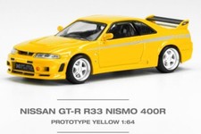 NISSAN GT-R (R33) NISMO 400R  - Prototype yellow - POP RACE 1:64