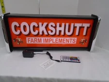 Cockshutt Farm Implements LED Display lighted sign lightbox Wall Hanging Light
