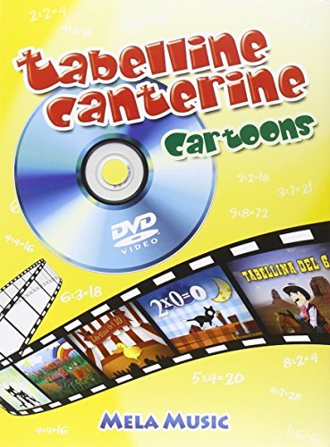 9788876301780 Tabelline canterine cartoons. Ediz. illustrata. Con DVD - Vari