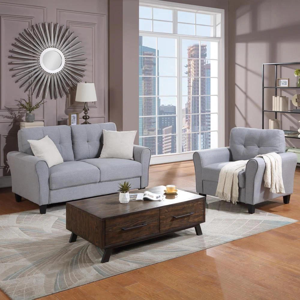 Linen 2 online seater sofa