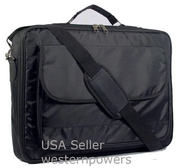 18 18.4 Inch Laptop Messenger bag case briefcase Blue Black for Macbook air/pro - Image 2 of 4