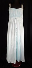 Vintage Blue Van Raalte long waltz gown, Lounge, SZ 38, nylon, Chiffon