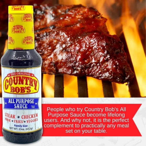 4-Pack Country Bob’s Original All-Purpose Sauce, Value Size 23 oz Bottles - Picture 9 of 24