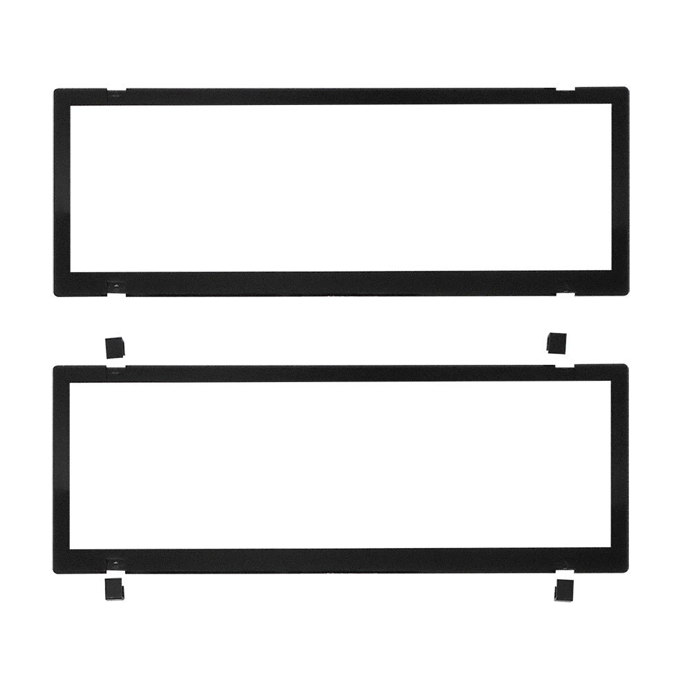 Number Plate Covers 6 Figure Standard Clear One Pair QLD NSW VIC TAS