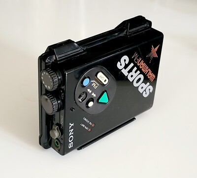 SONY WALKMAN SPORTS WM-F5 Radio Cassette Black (Read Notes) | eBay UK