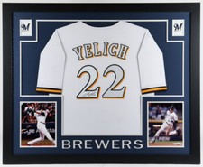 Christian Yelich Signed Milwaukee Brewers 35