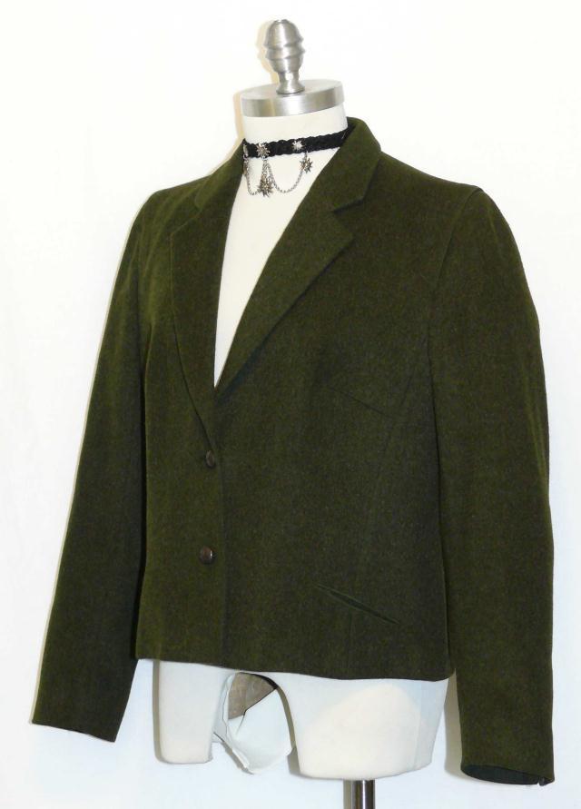 LODENFREY WOOL GREEN Jacket German Women Hunting Trac… Gem
