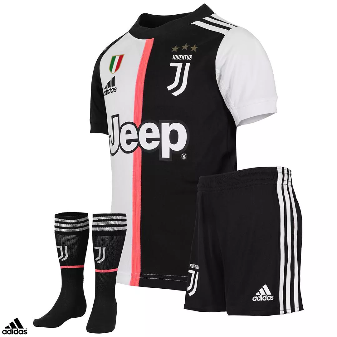 Nuova Maglia Juventus Gara Home Ronaldo CR7 Campionato 2019/20 Mini Kit  Neonato