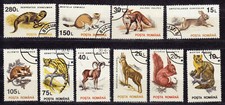 Romania 1993-95 postage stamps: animals animali животные animals animaux 2120
