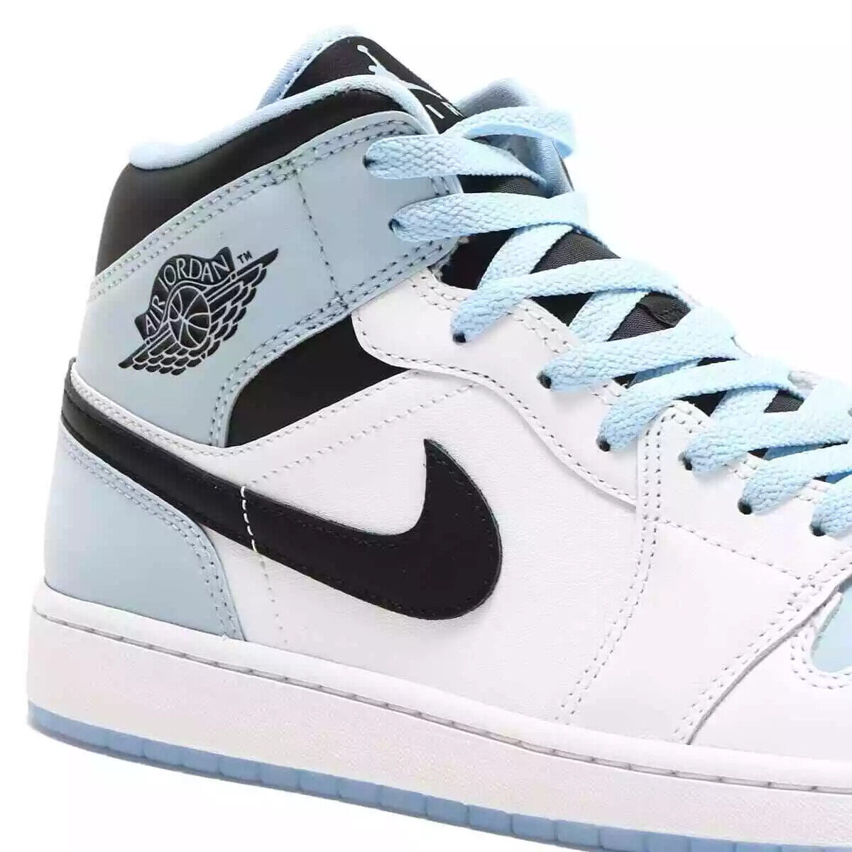 Nike Air Jordan 1 Mid Ice Blue Nubuck ナイキ DV1308-104 Nike Air Jordan 1 Mid Ice Blue Nubuck DV1308-104 Men's Size