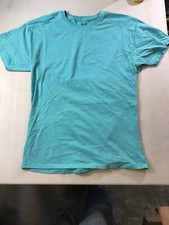 Fruit of the Loom Blue Mens Cool Zone Tee T-Shirt Top Short Sleeve Blue in EUC