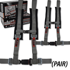 Rzr 170 Pair 4 Point Harness - Silver - All Years