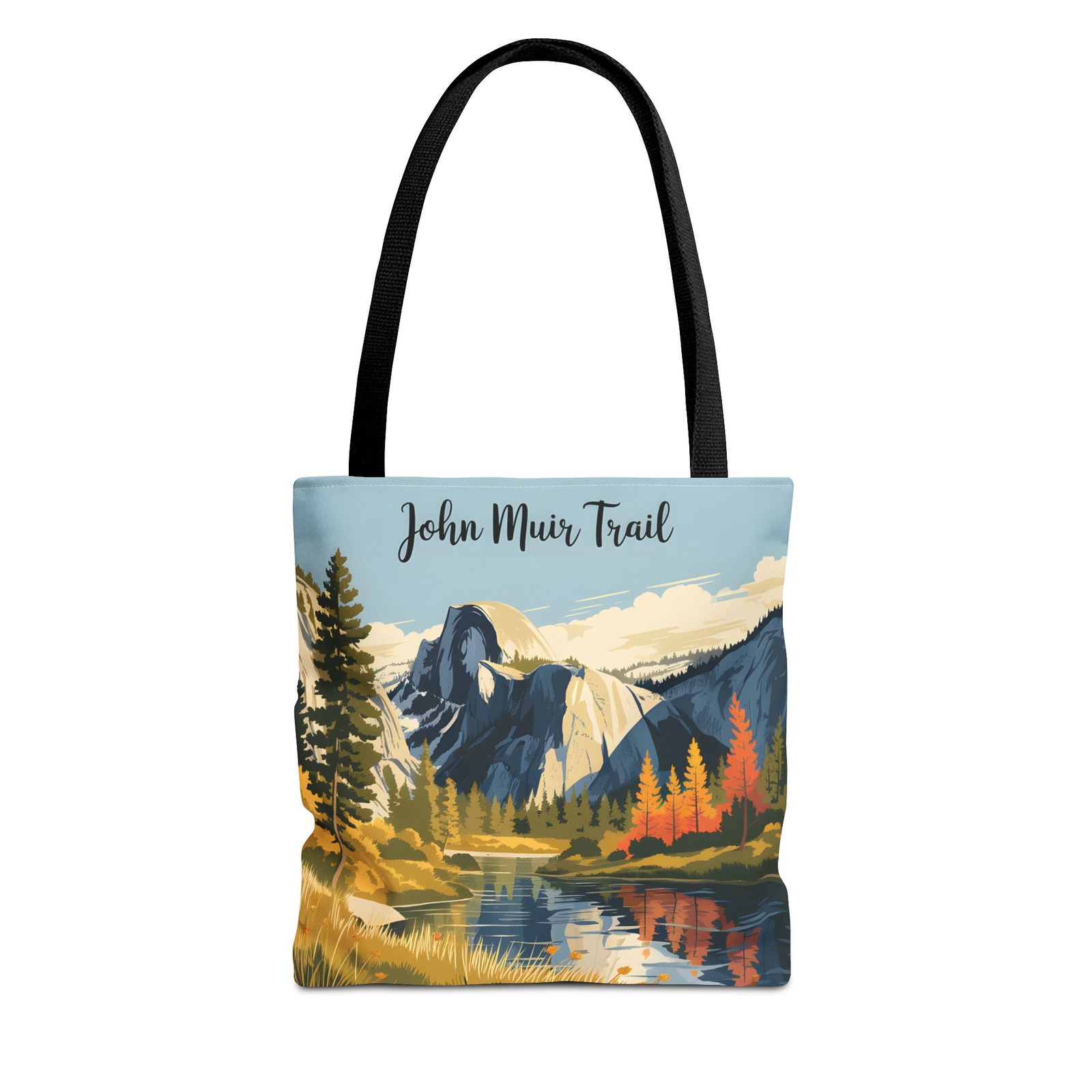John Muir Trail Nature Art Tote Bag Eco Friendly Landscape Gift