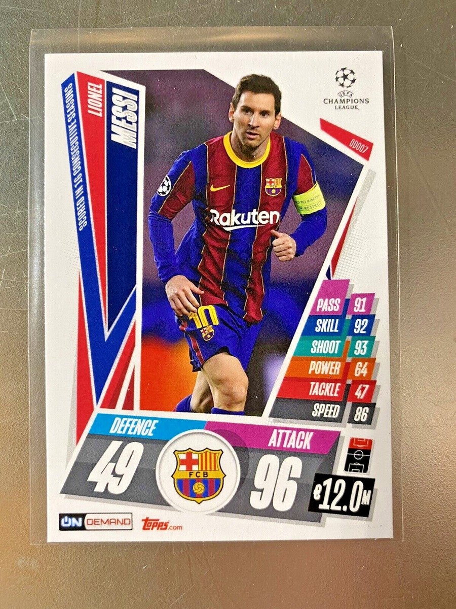 リオネル メッシ Topps リフラクター 125枚限定 レア！ リオネル メッシ Topps リフラクター 125枚限定 レア！