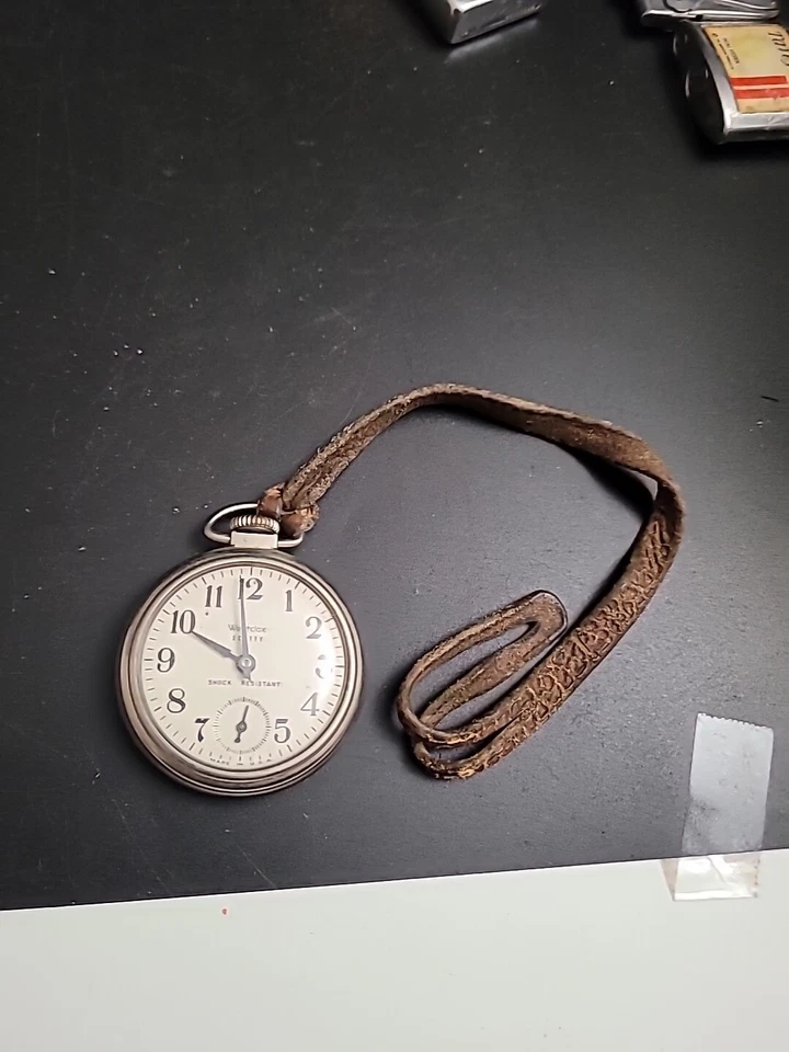 Vintage Westclox Scotty Pocket Watch Silver Working Condition USA 1950s - Image 2 of 3