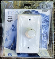 M&amp;s Audio 120w In Wall Home/office Theater Stereo Speaker Volume Control Panel 