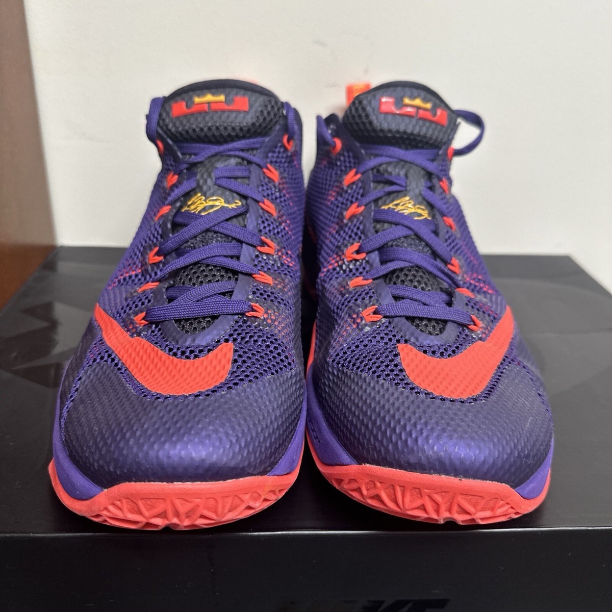 Size 12 - Nike LeBron 12 Low Court Purple | eBay