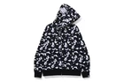 37659 bape x dsm dover street market camo shark full zip hoodie black XL